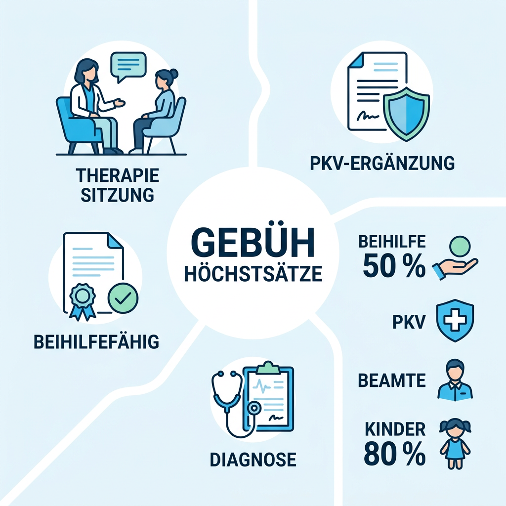 Infografik zur Erstattung von Heilpraktikerleistungen in der Beihilfe Infografik zur Erstattung von Heilpraktikerleistungen in der Beihilfe