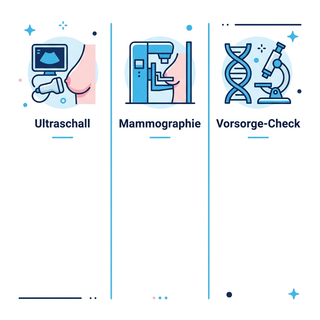 Infografik zu Leistungen der Brustkrebsvorsorge für Beamtinnen