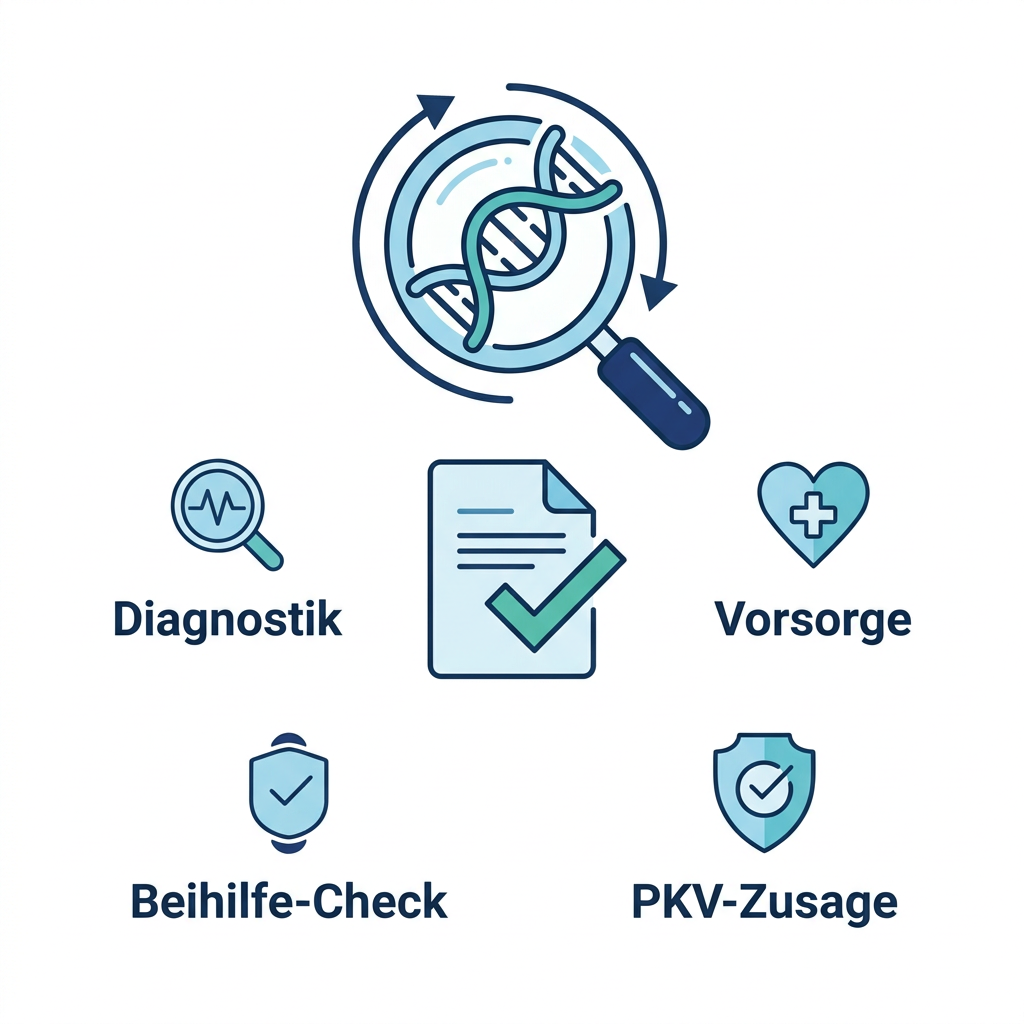 Infografik zu Genanalysen und Kostenerstattung