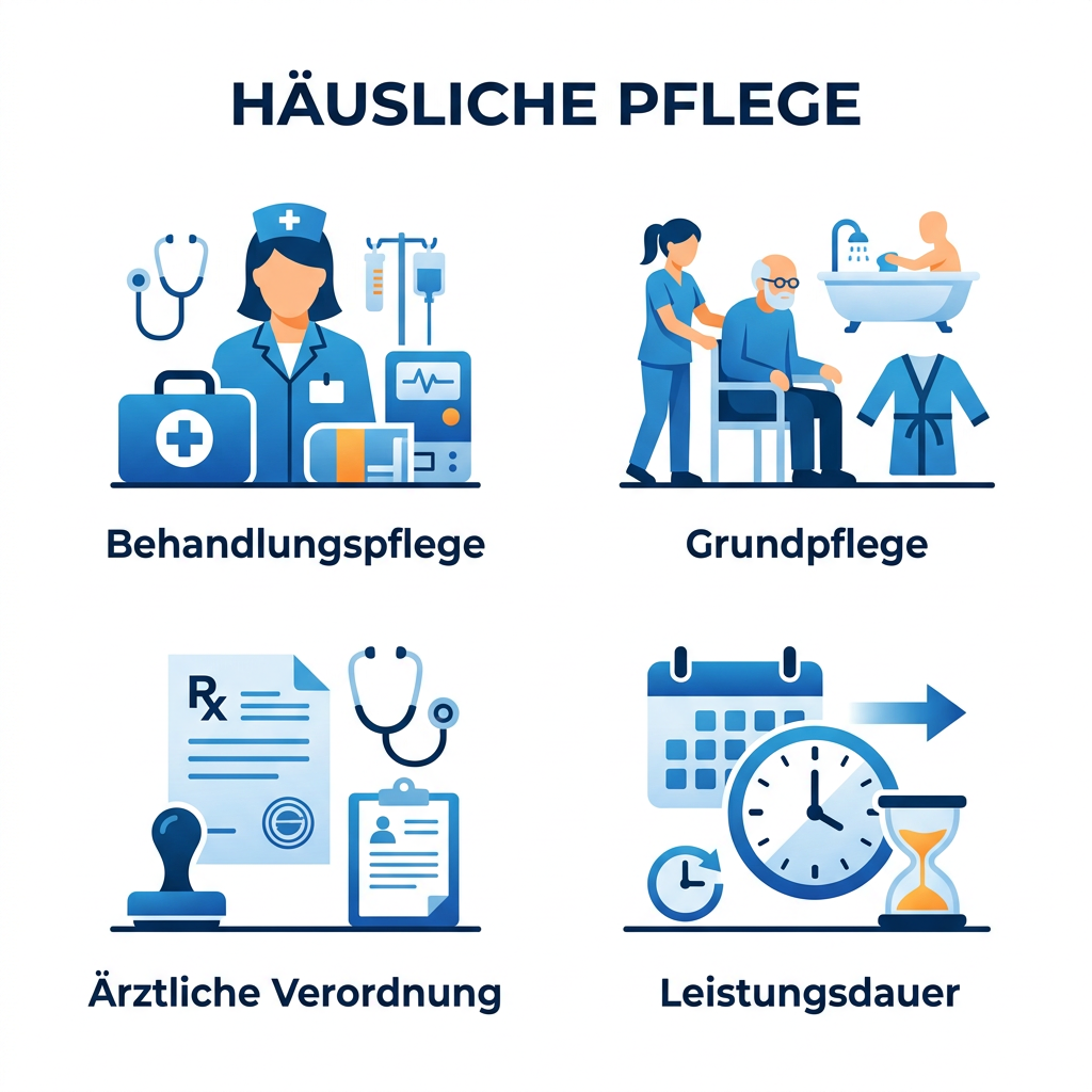 Infografik zu häuslicher Krankenpflege für Beamte