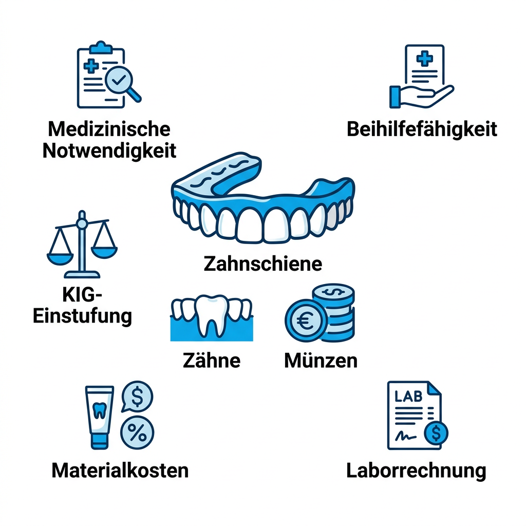 Infografik zur Erstattung von Clear Alignern bei Beamten