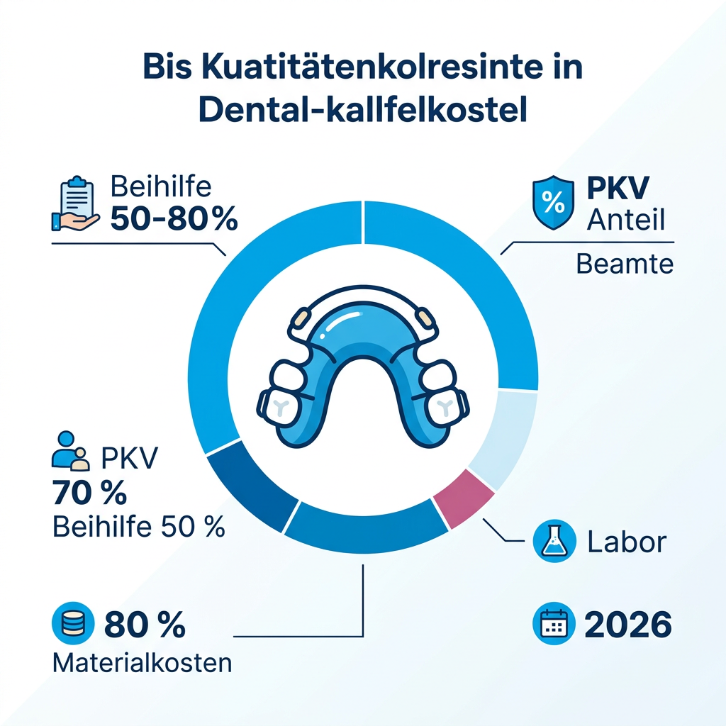 Übersicht der Erstattungsquoten für Retainer bei Beamten