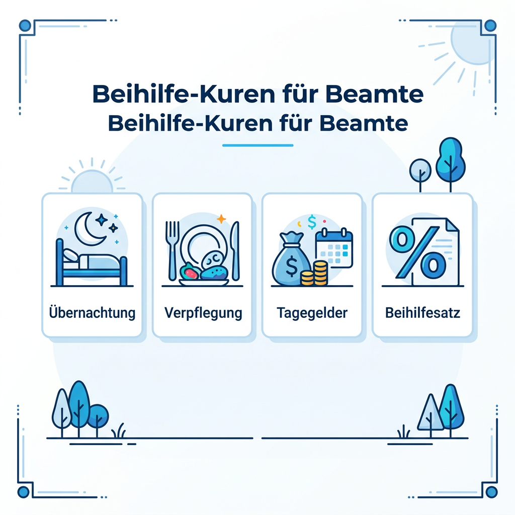 Infografik zu Kur-Pauschalen bei Beamten
