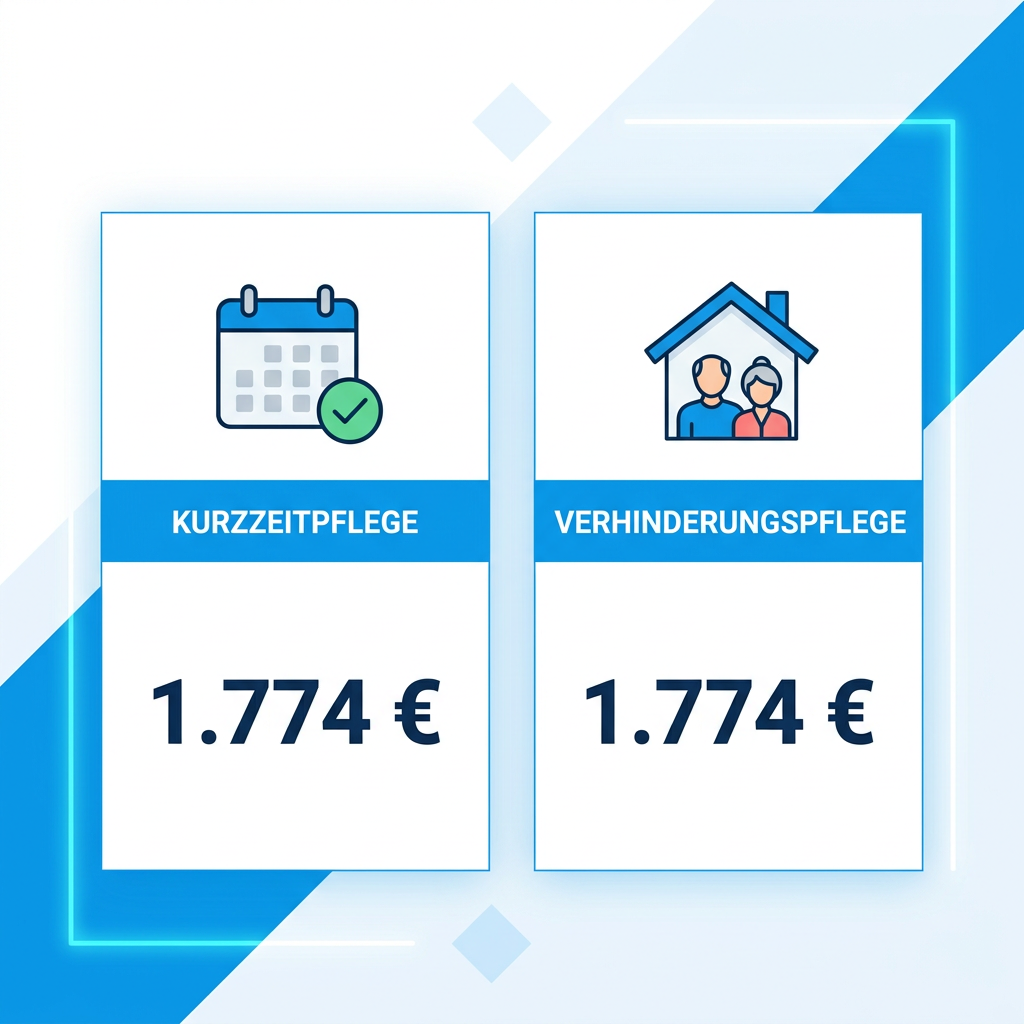 Infografik zu Leistungen der Pflegeversicherung für Beamte