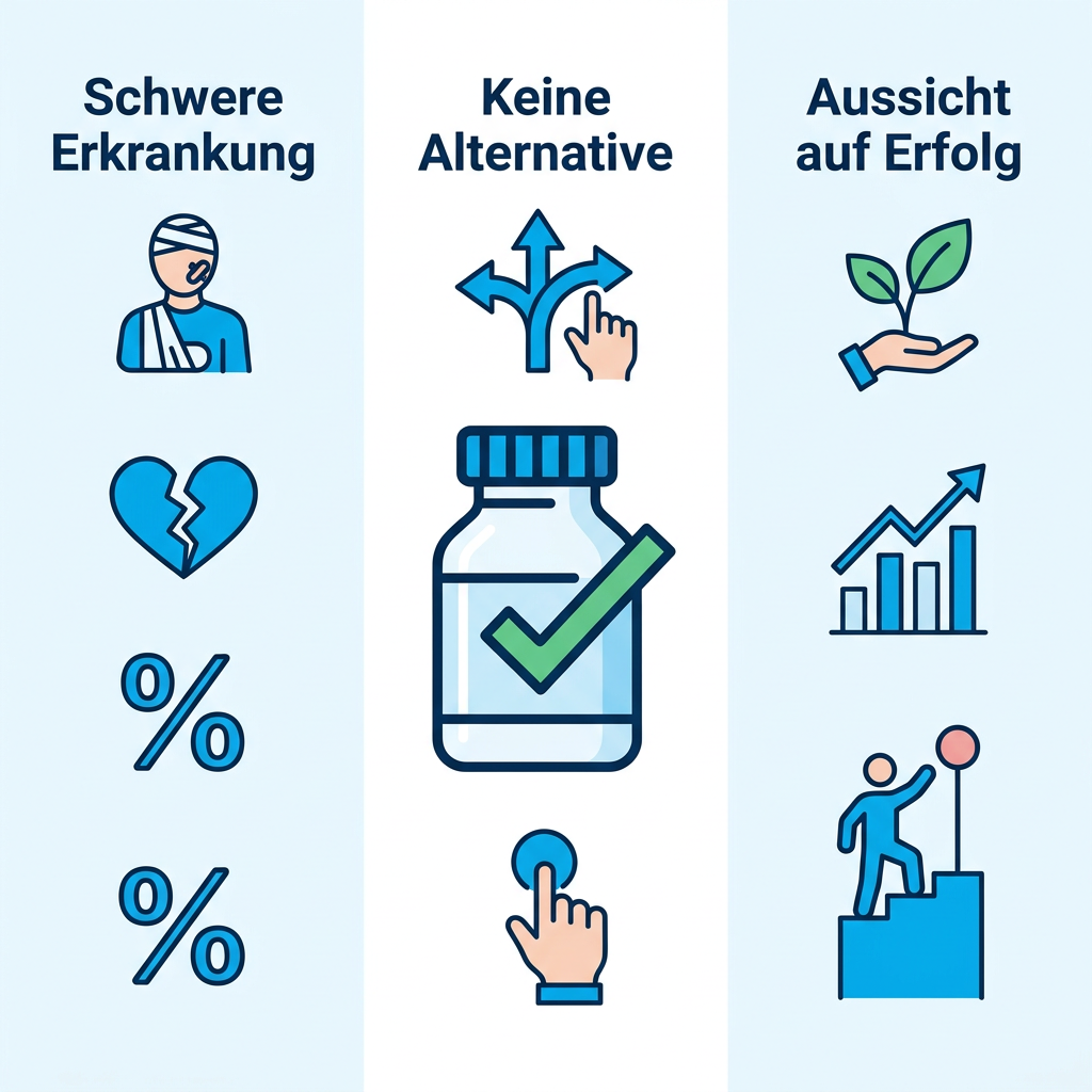 Infografik zu den 3 Säulen der Off-Label-Erstattung für Beamte