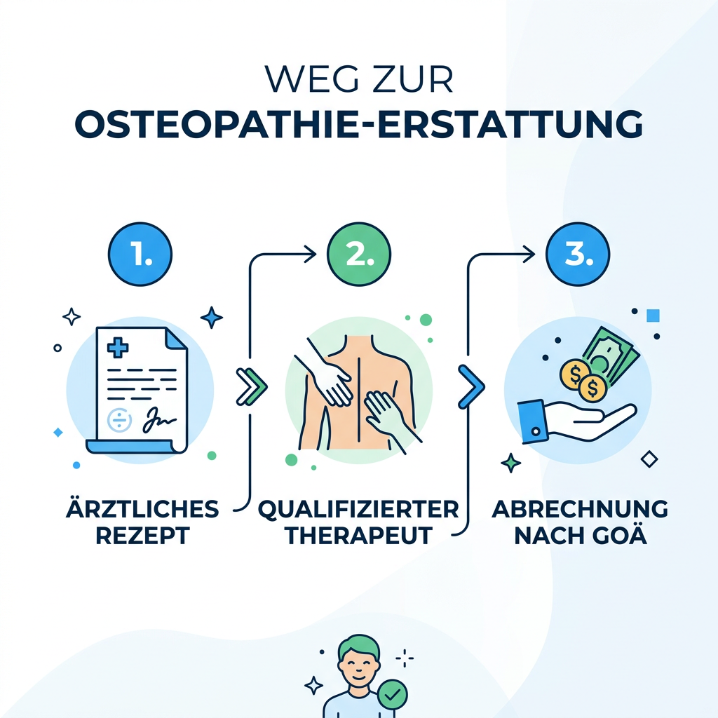 Übersicht über Erstattungsvoraussetzungen für Osteopathie