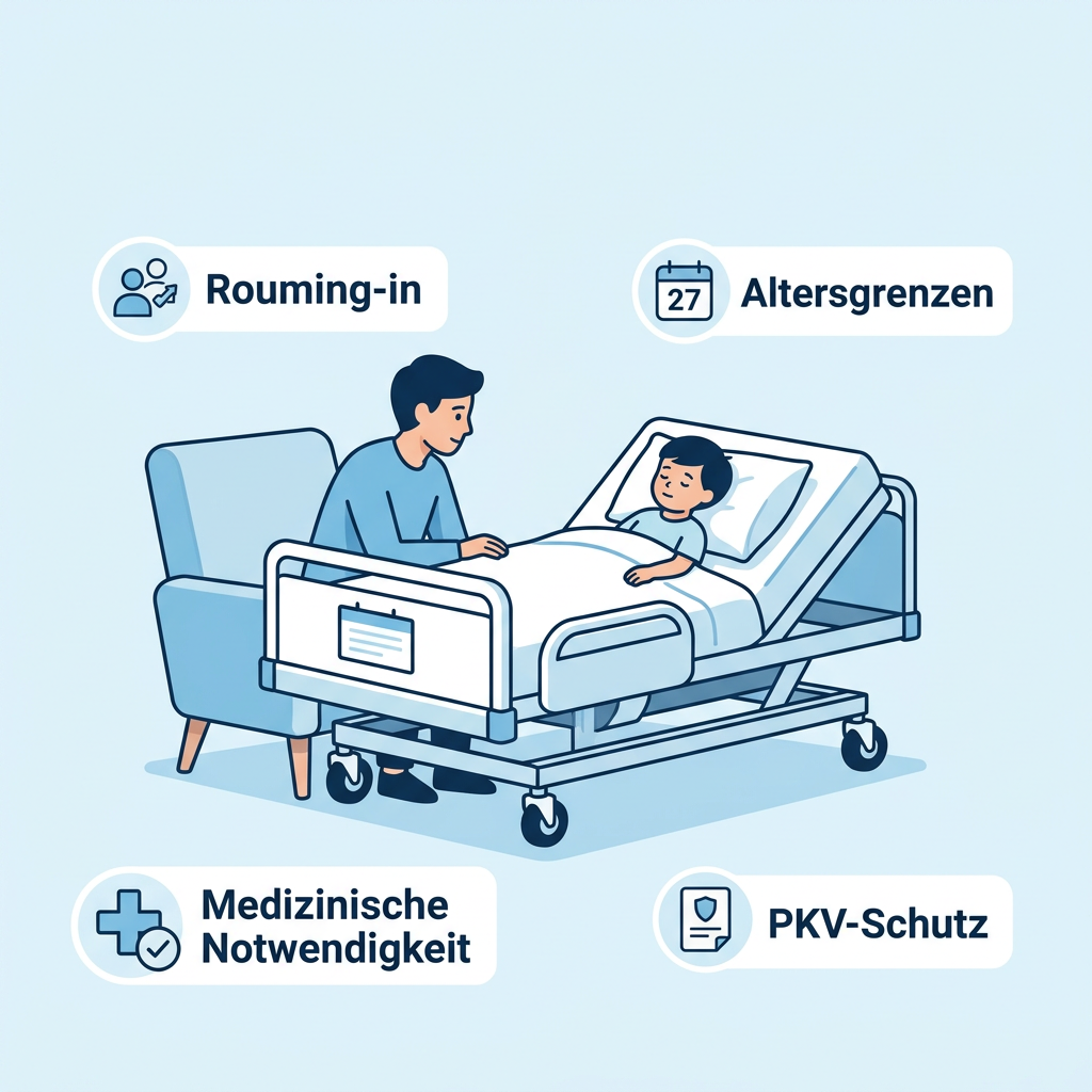 Infografik zum Rooming-in für Beamtenkinder